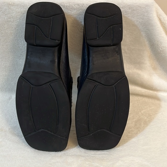 Bass Navy Leather Slide Mule Clog. Size 7 1/2. Excellent Condition - Picture 9 of 9